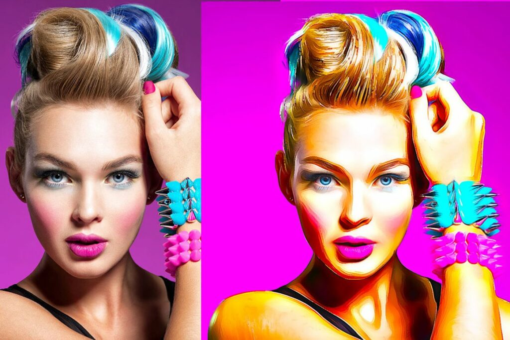 Oil Paint Action MasterBundles