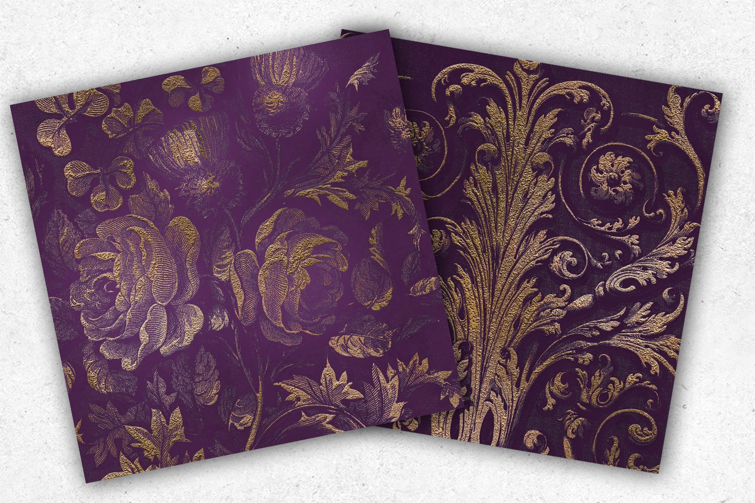 old gold purple digital paper preview 5 904
