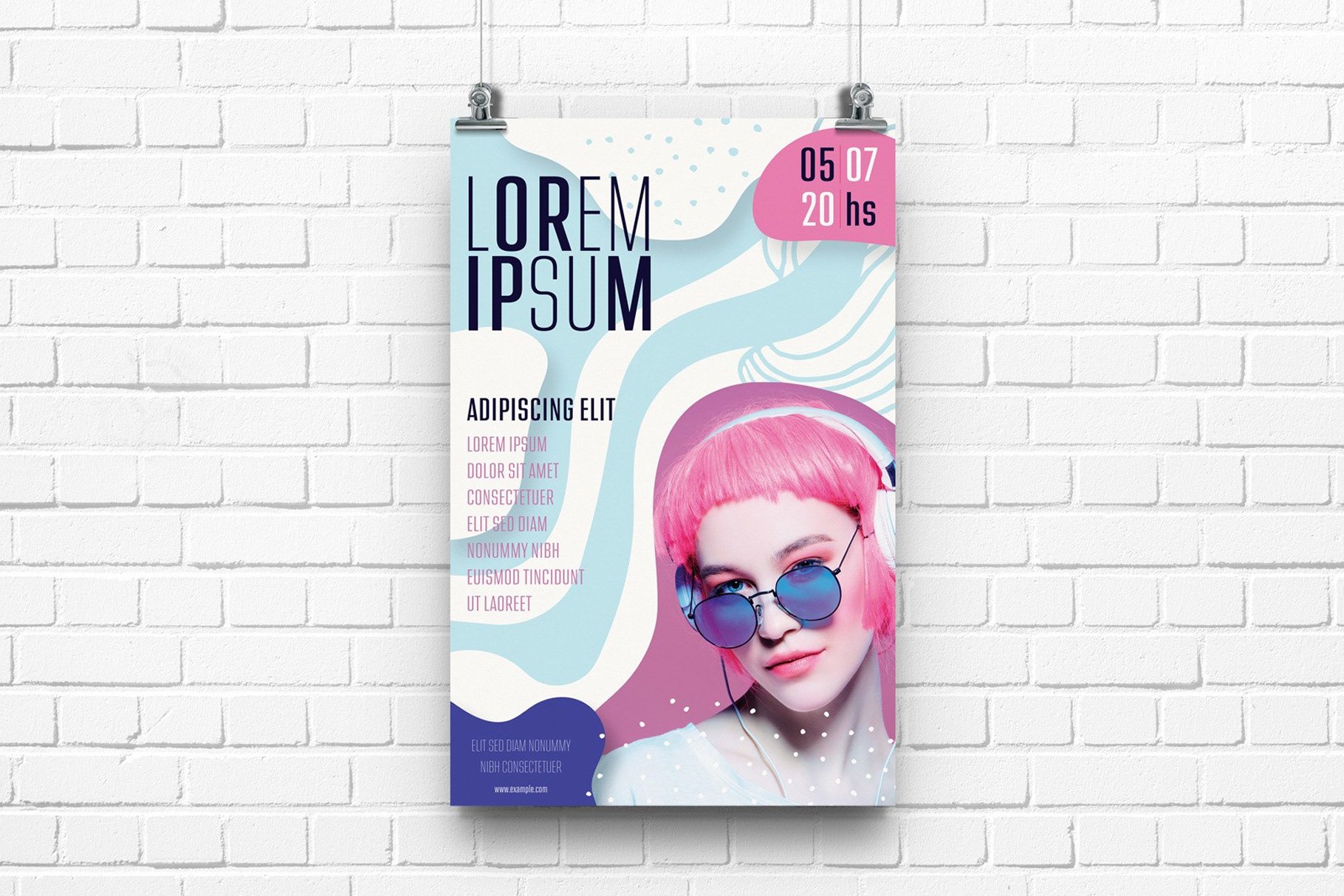 organic poster templates preview cm 4 776