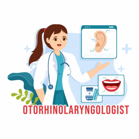 11 Otorhinolaryngologist Illustration cover image.