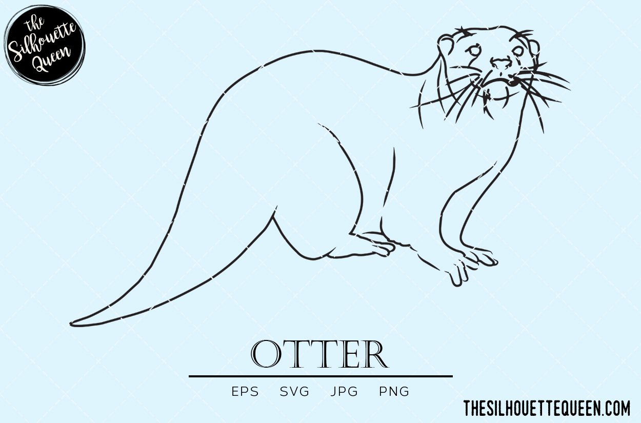 otter outline