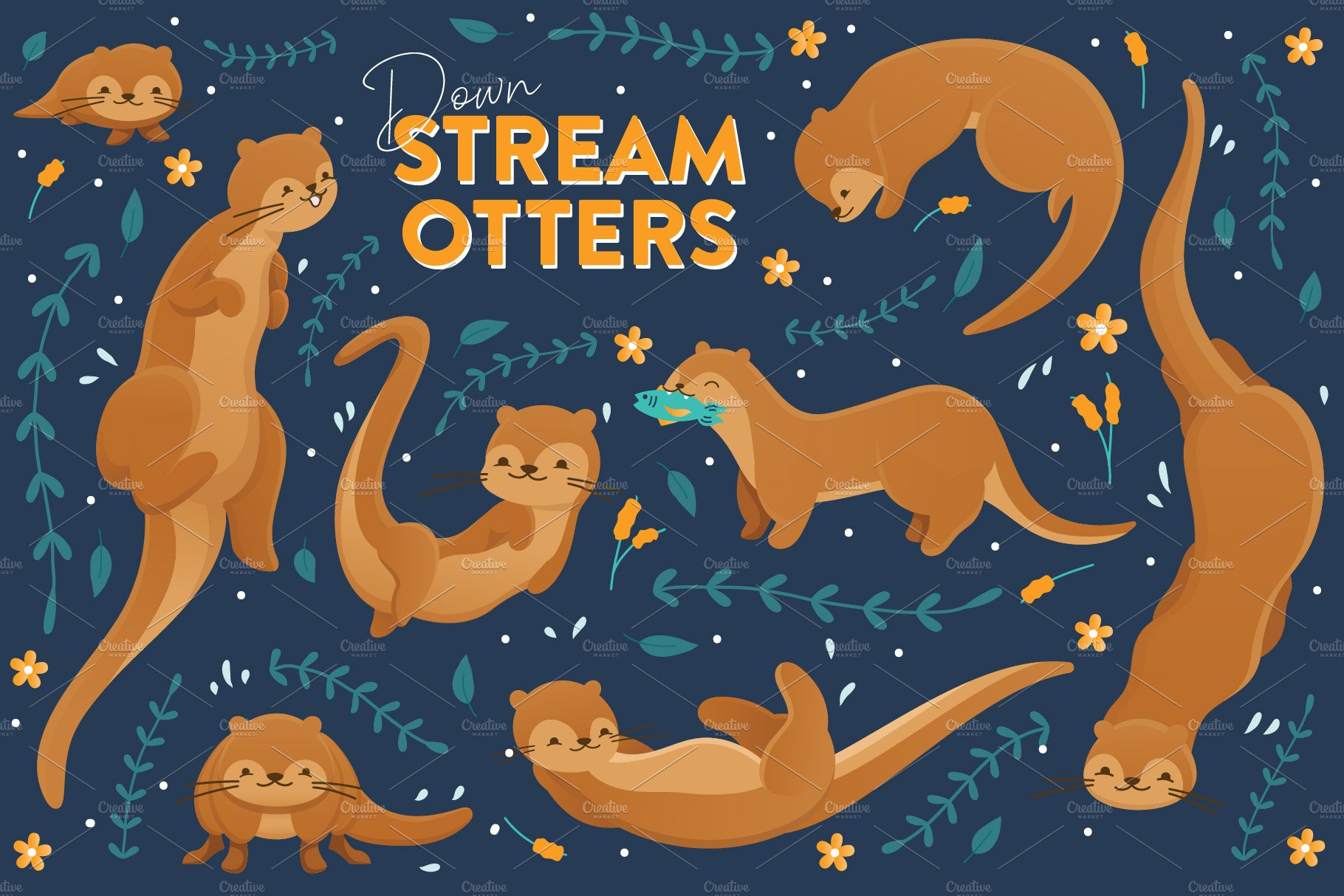 Otters Down Stream cover image.