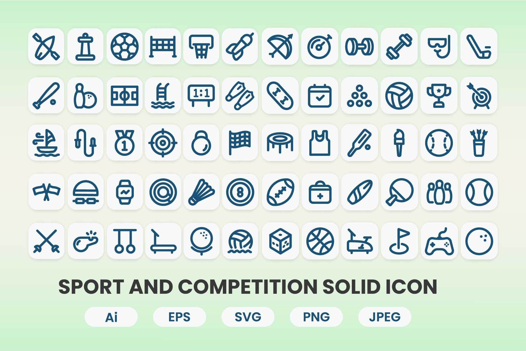 Sport and Competition Outline Icon cover image.