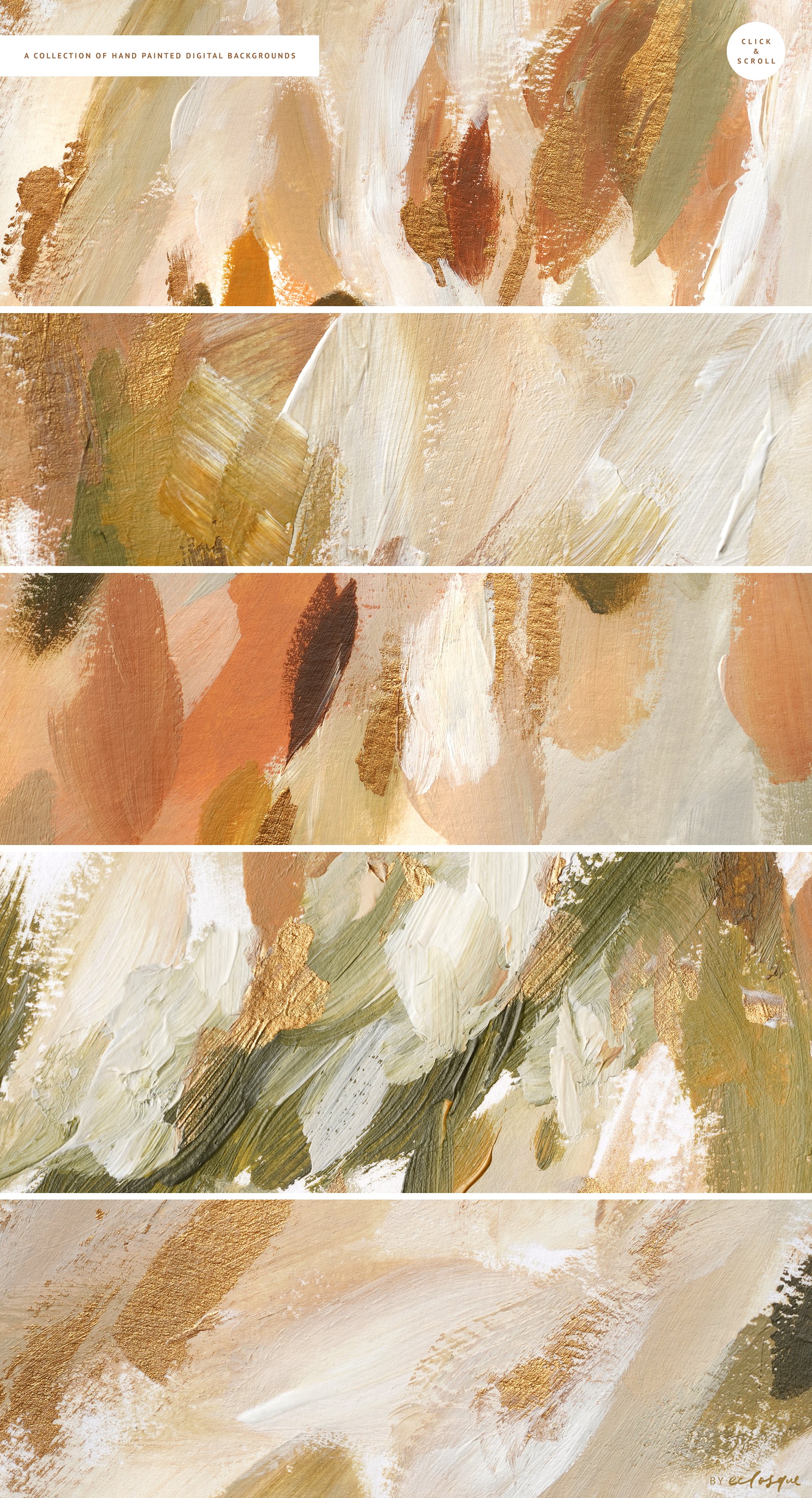 Elated Abstract Painted Backgrounds preview image.
