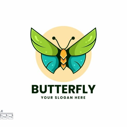 Butterfly Logo Icon Illustration cover image.