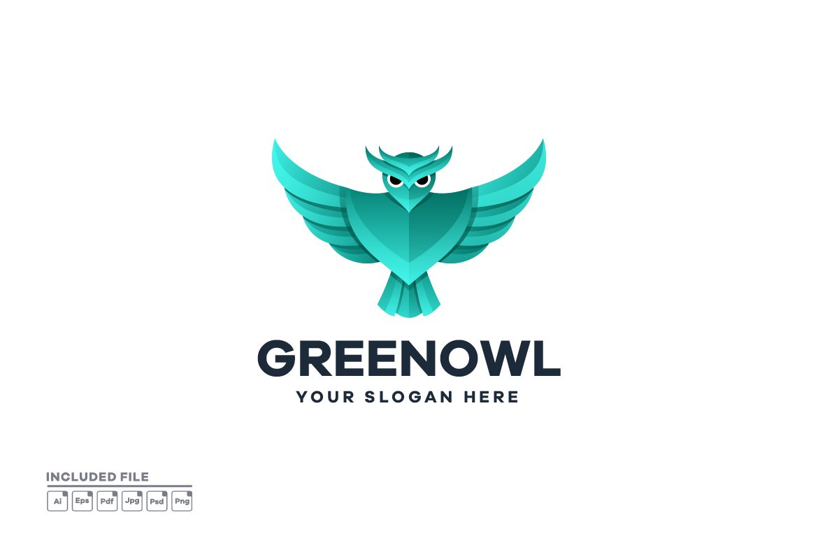 Owl Illustration Logo cover image.