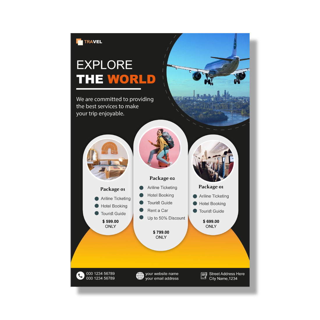 Business flyer template 2023 preview image.