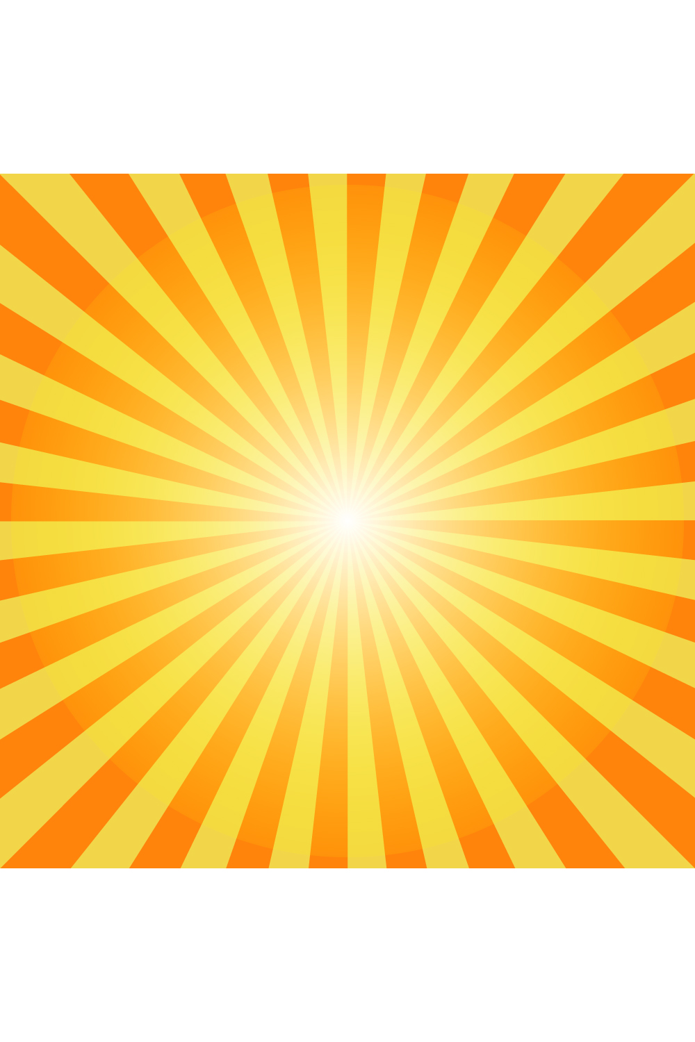 Yellow Abstract Sun Burst Background pinterest preview image.