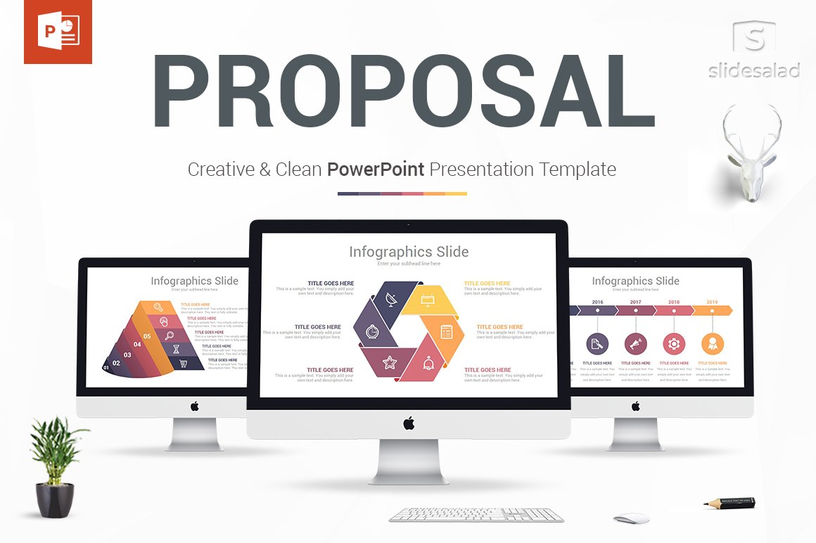 Business Proposal PowerPoint Design cover image.