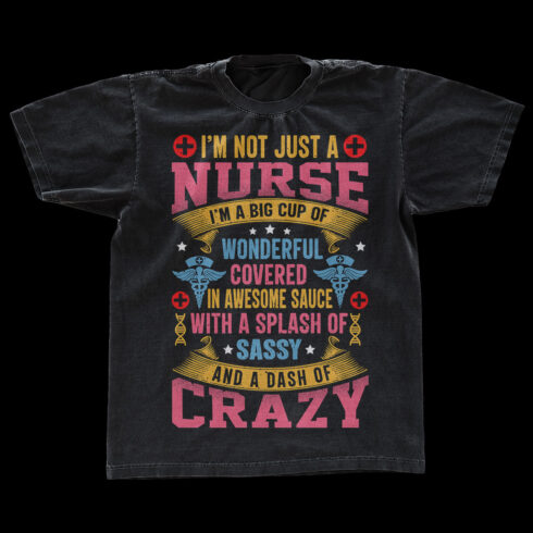 best selling nurse t-shirt Design cover image.
