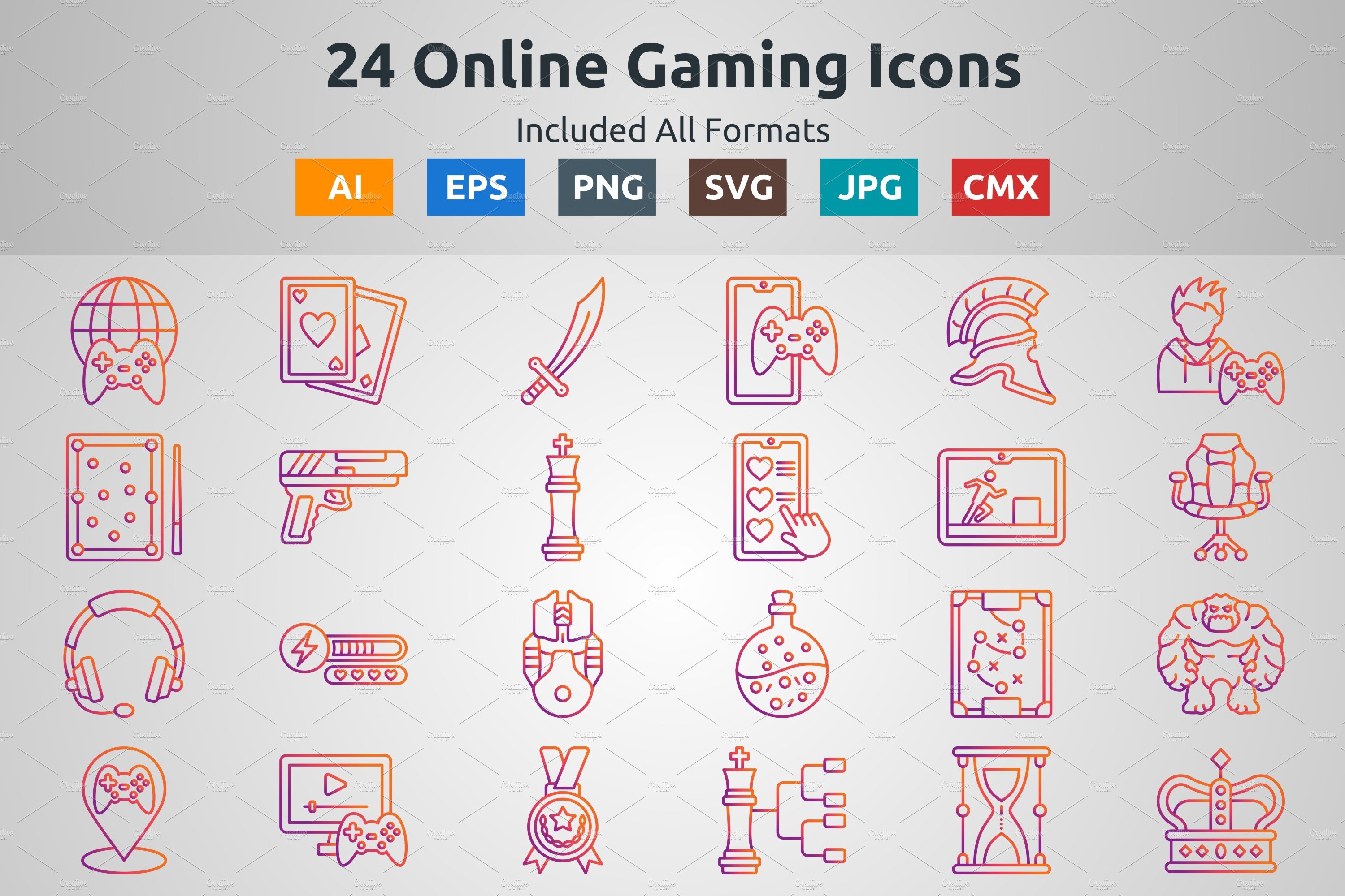 Line Filled Circle Online Gaming cover image.