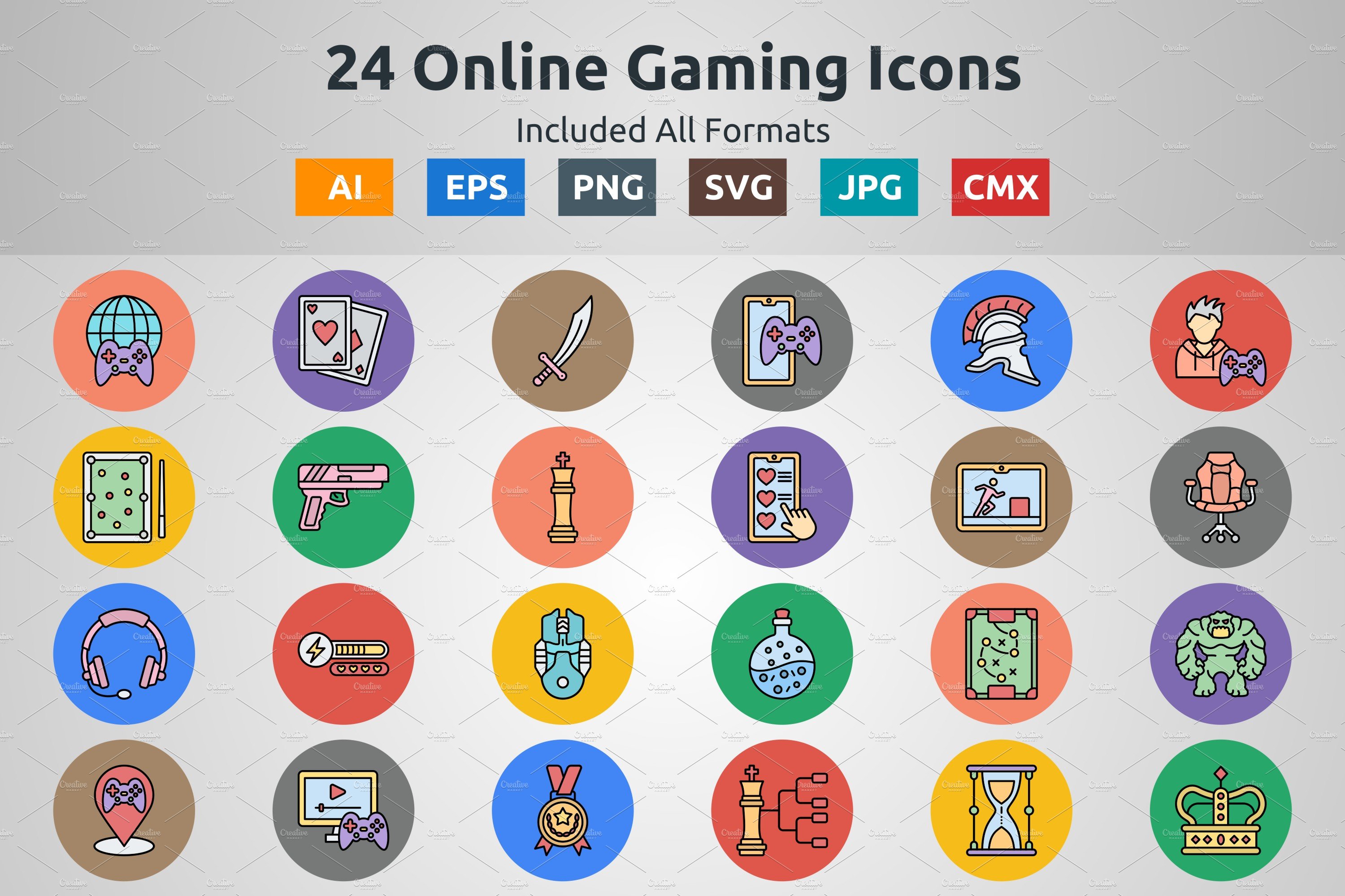 Line Filled Circle Online Gaming cover image.