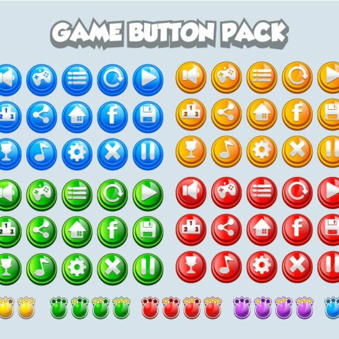 Game buttons pack cover image.