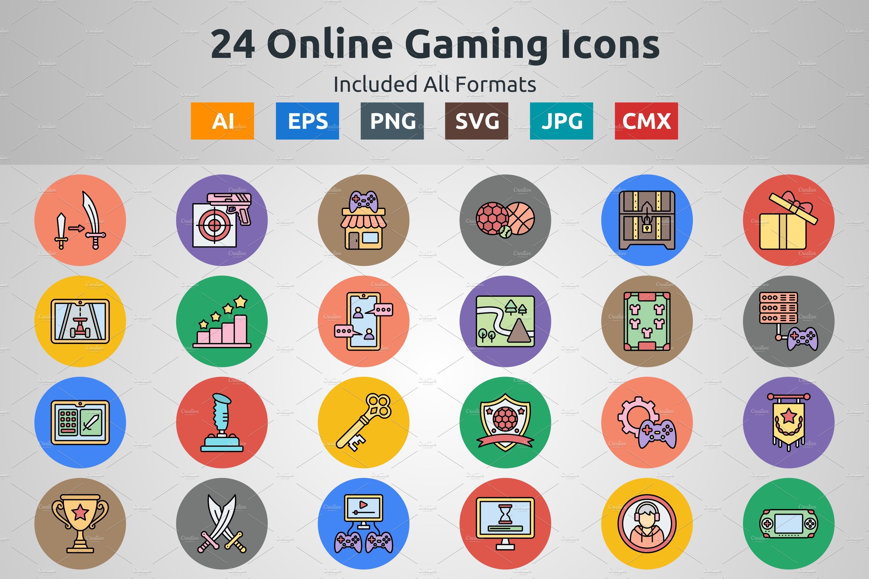 Line Filled Circle Online Gaming cover image.