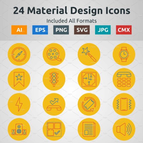 Line Two Color Circle Material Icons cover image.