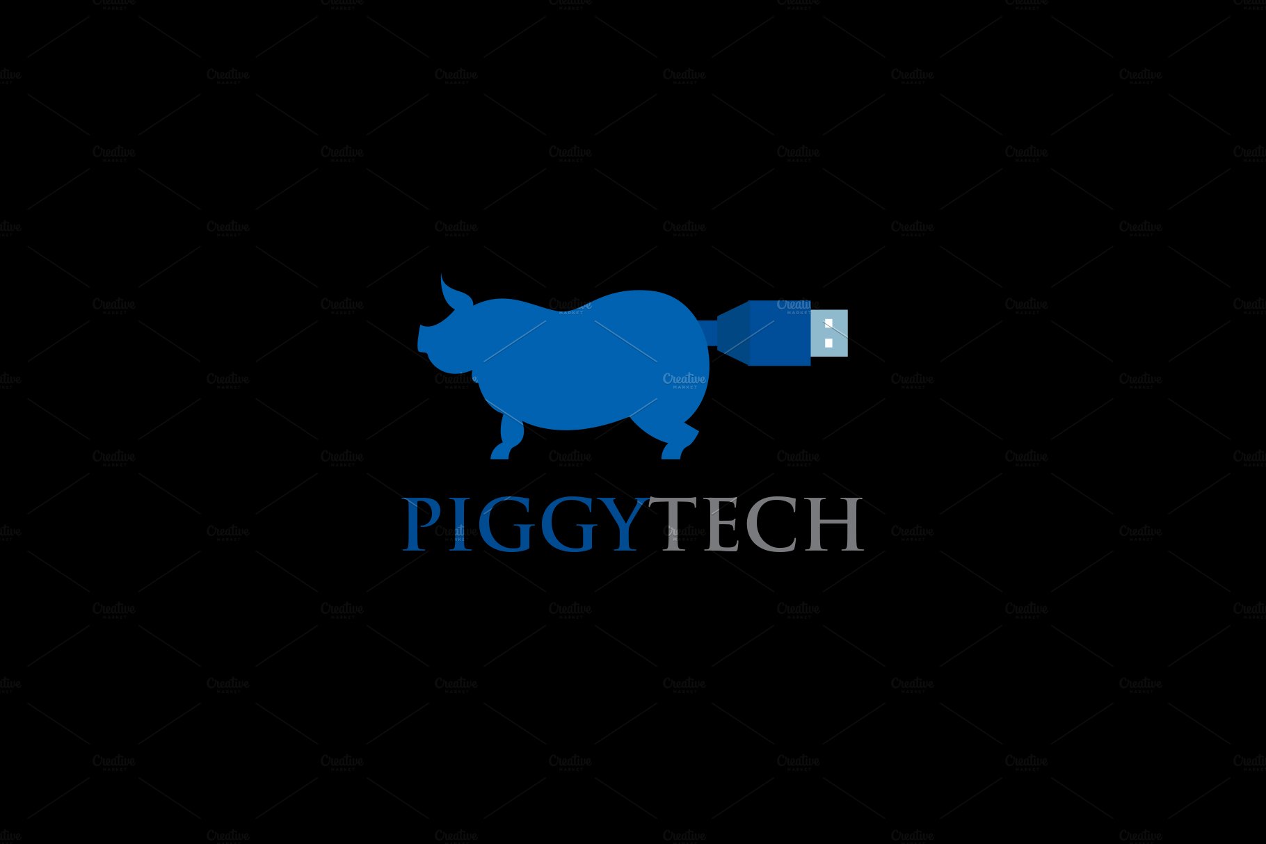 Piggy Tech Logo preview image.