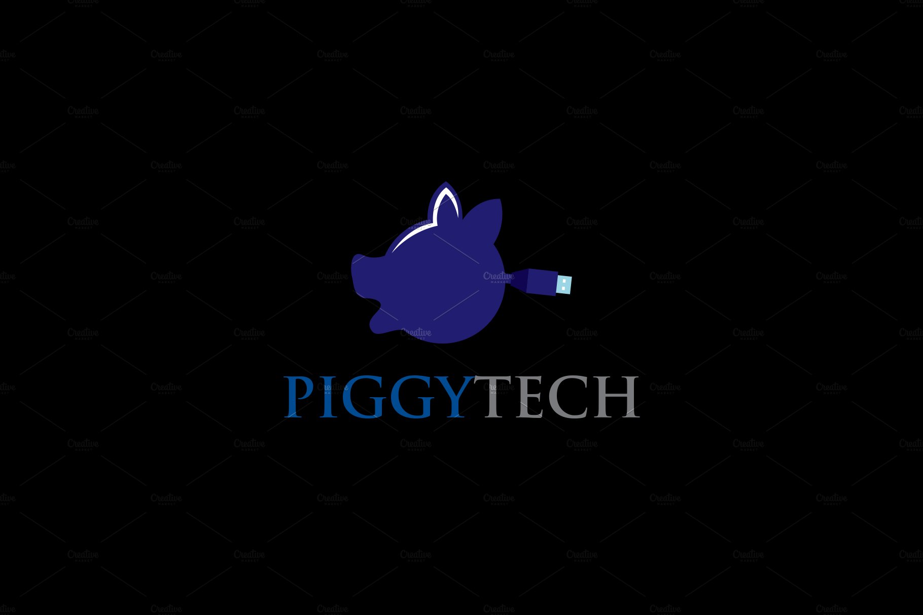 Piggy Tech Logo preview image.