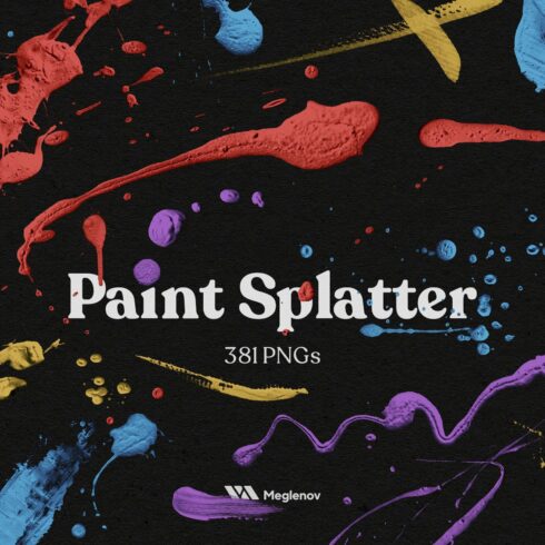 Paint Splatter [381 PNGs] cover image.