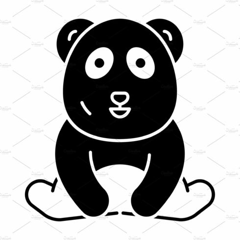 Panda bear icon cover image.