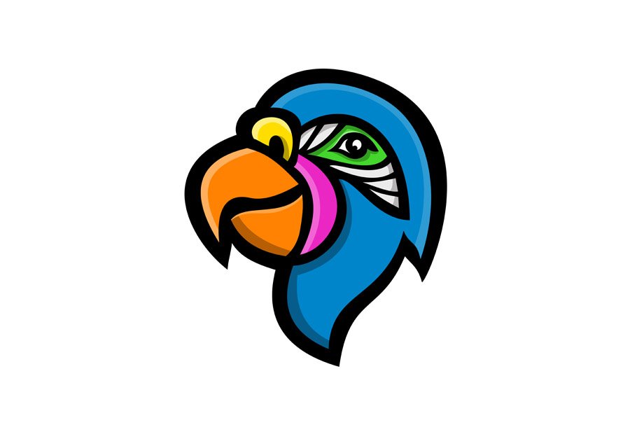 Parrot Head Mascot cover image.