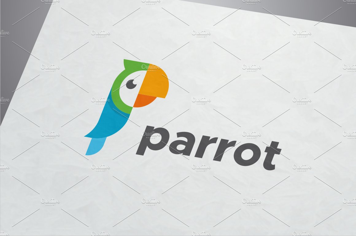 Parrot Bird Logo preview image.