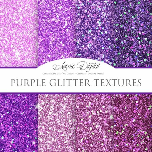 Purple Glitter Textures cover image.