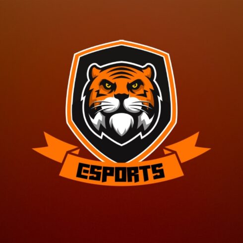 Lion King head mascot Esport Logo cover image.