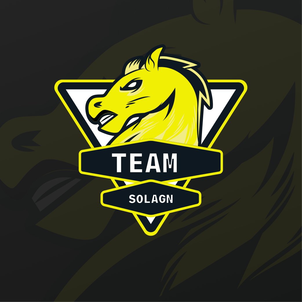 Logo for a team with a horse on it.