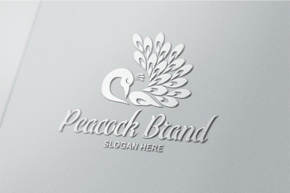 peacock brand logo preview 09 195
