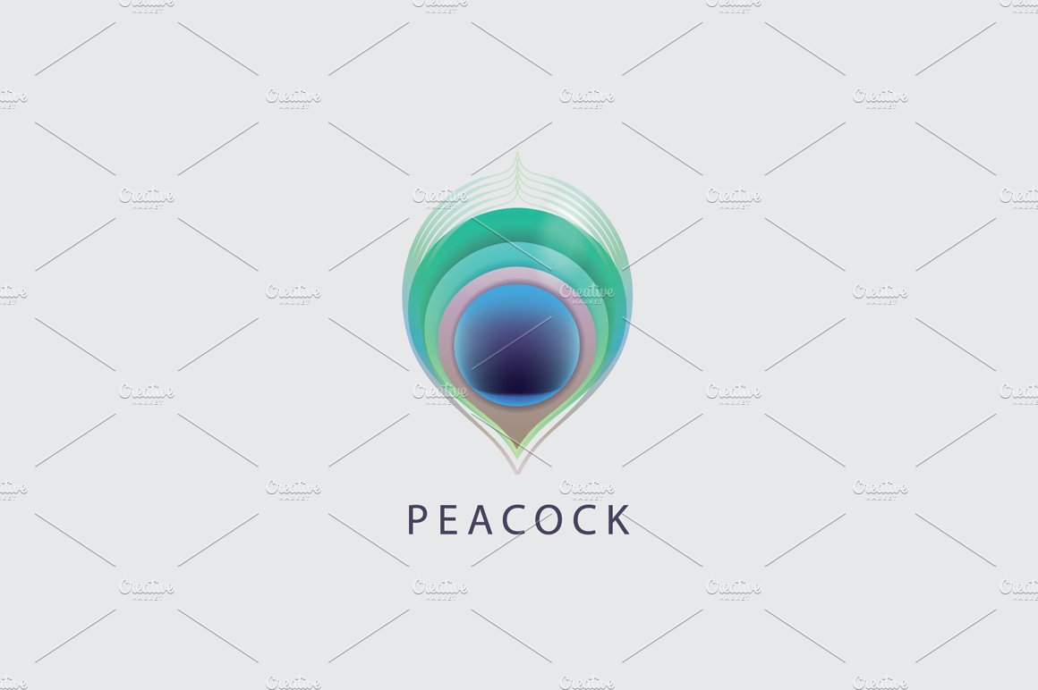 peacock feather logo light 188