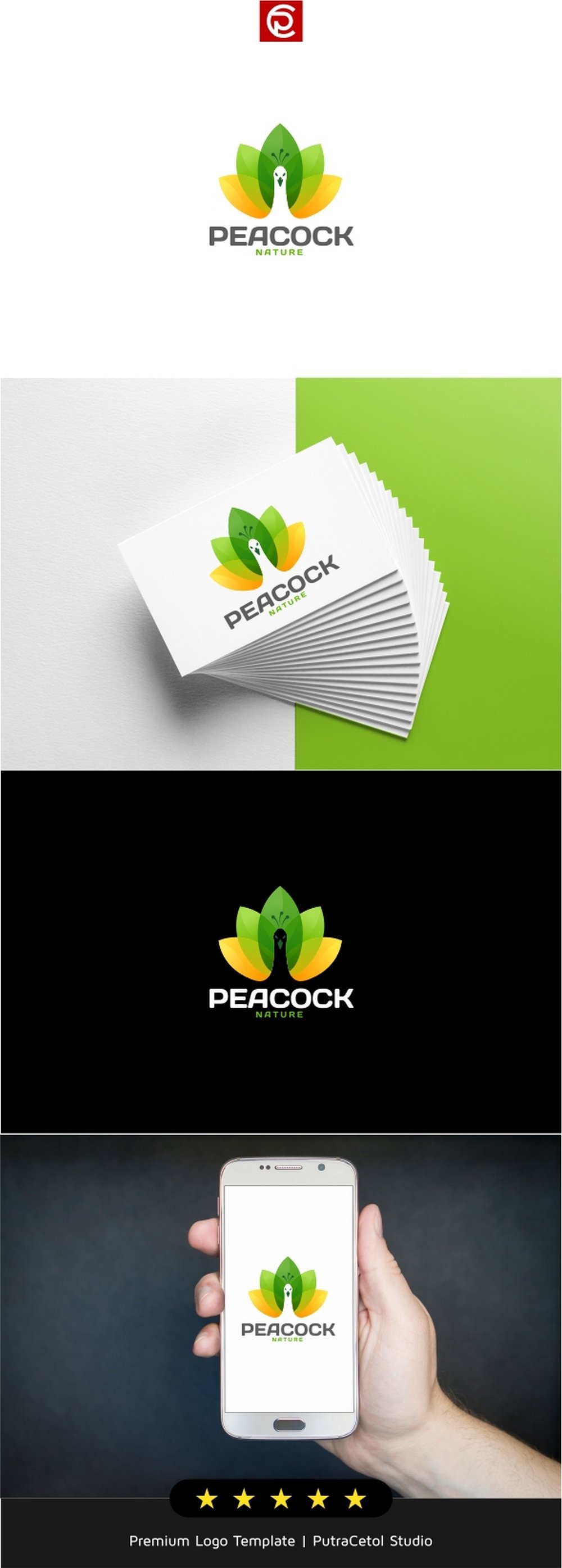 Peacock Leaf Logo cover image.