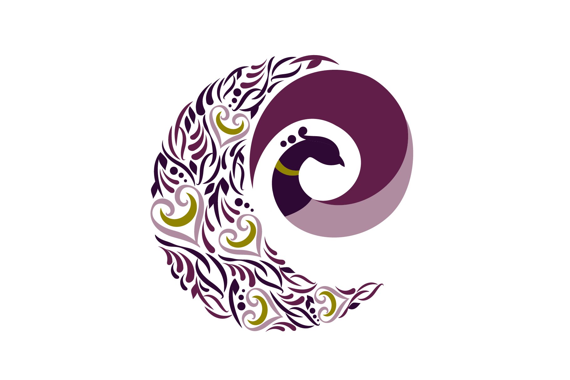 Peacock Spiral Logo cover image.