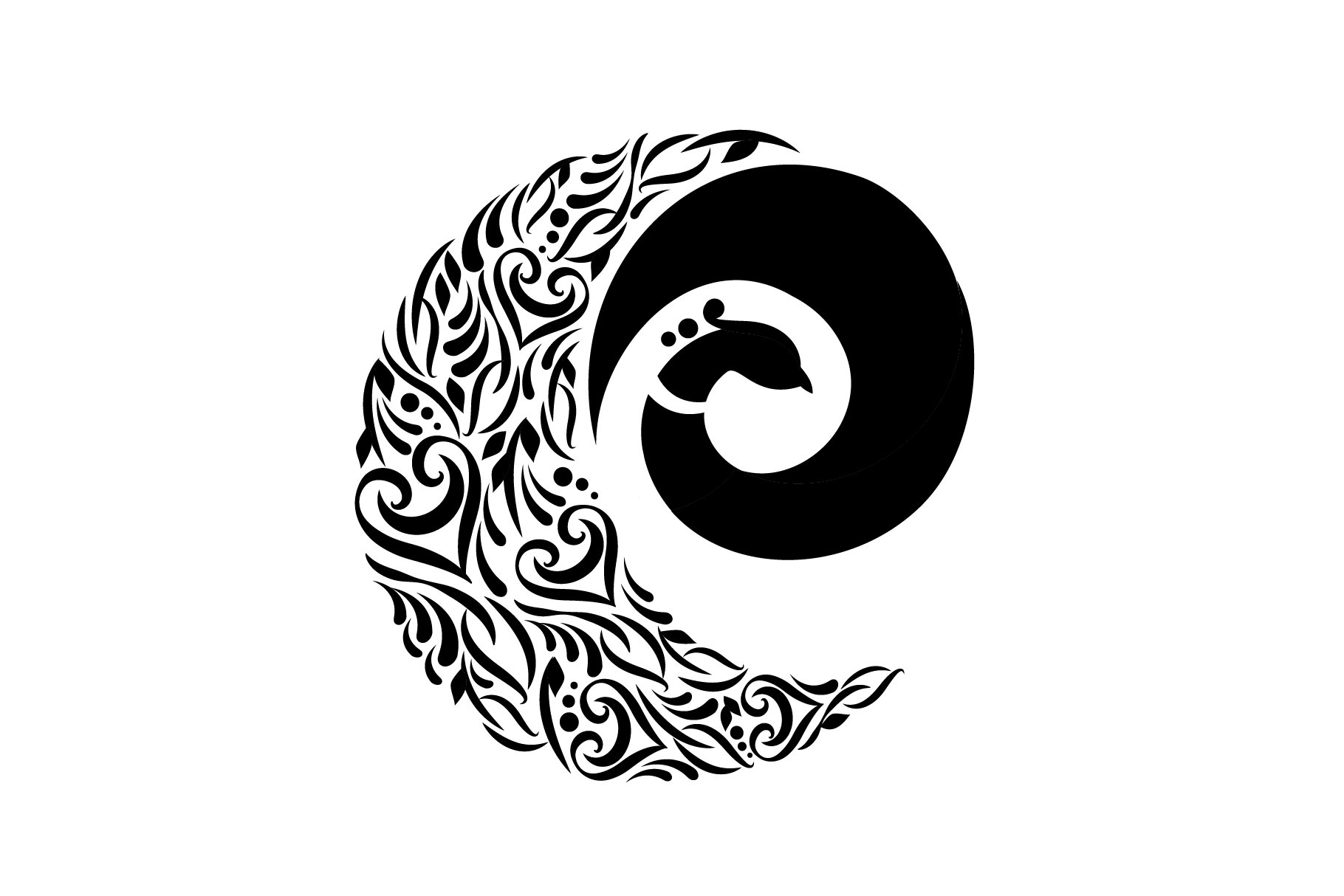 Peacock Spiral Logo preview image.