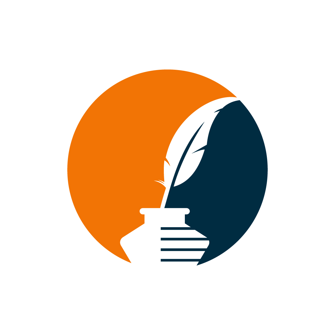 Feather Pen Orbit Logo | BrandCrowd Logo Maker
