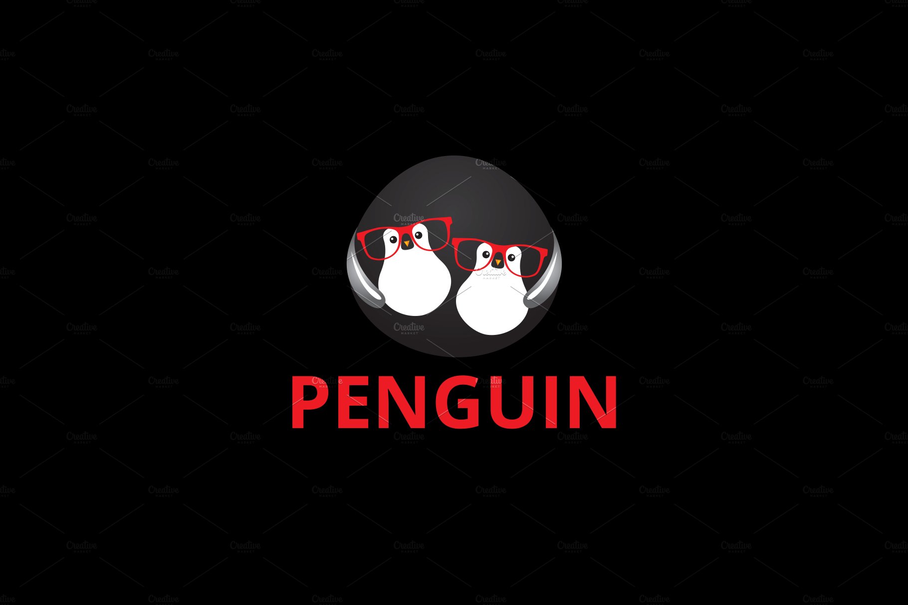 Penguin Logo Design preview image.