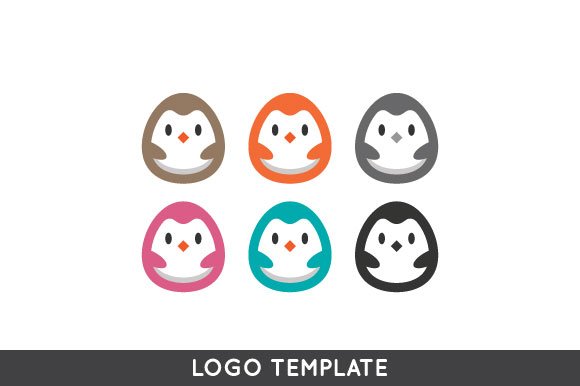 penguin logo template preview 4 219