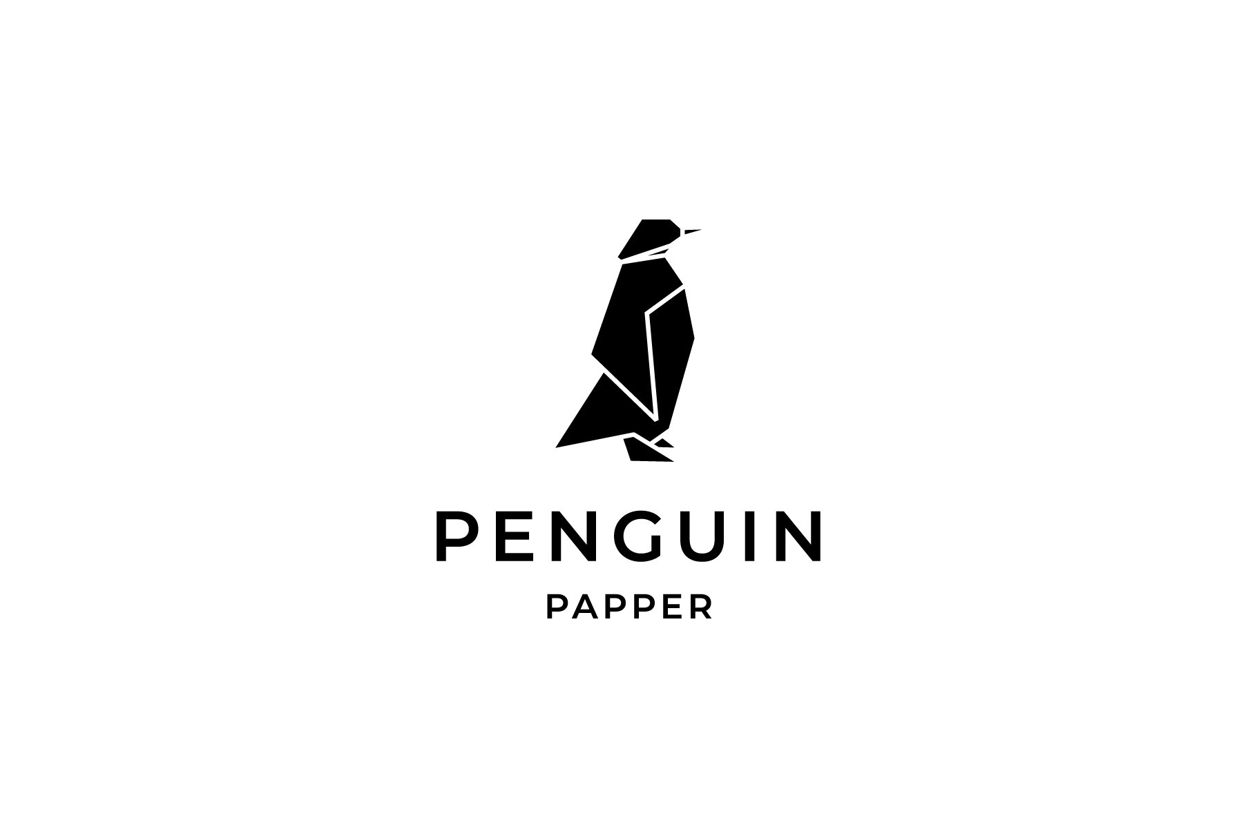penguin paper character logo cover image.