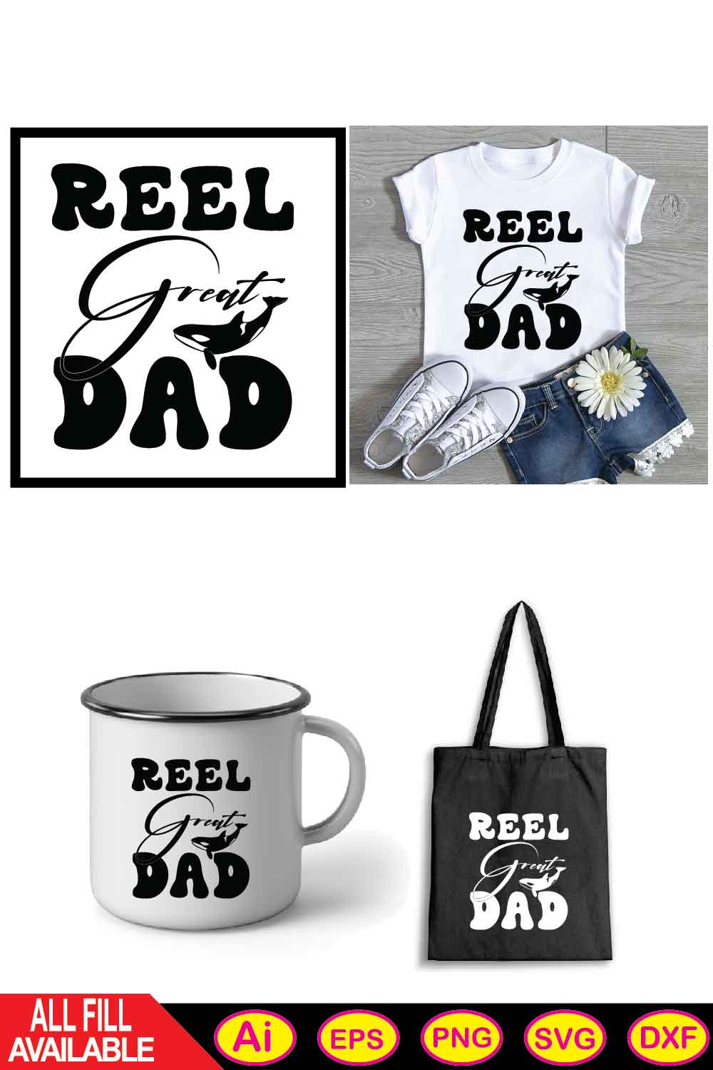 Reel Great Dad pinterest preview image.