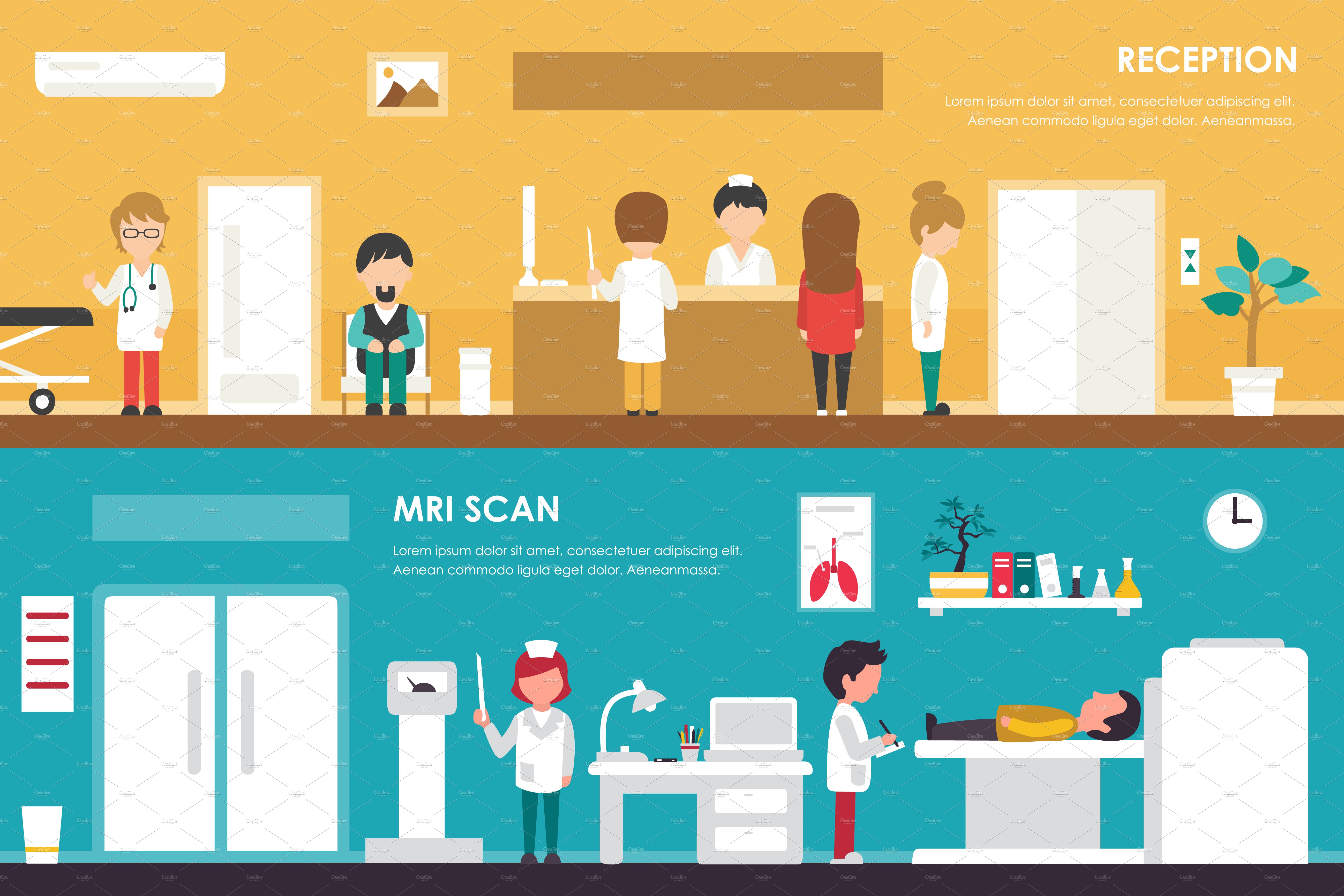 Hospital Flat Interios 9 collections cover image.