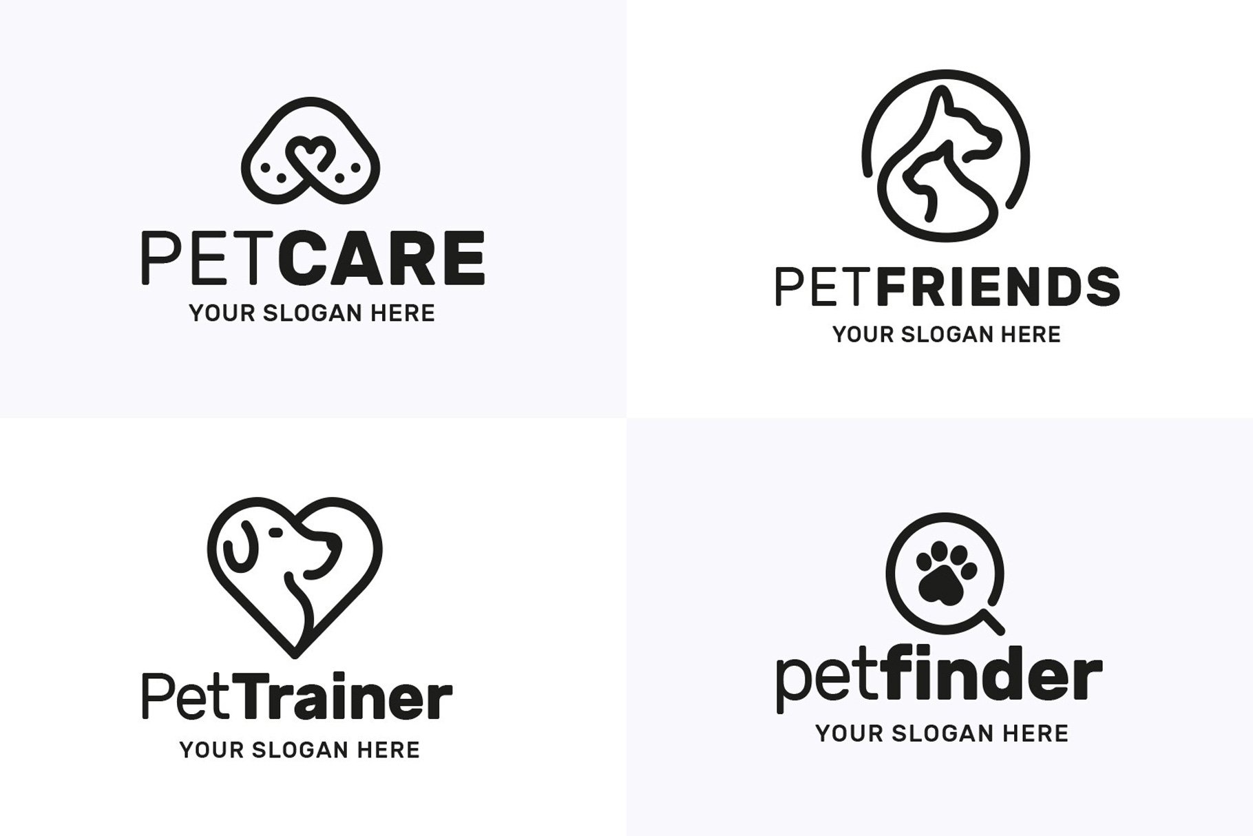 pet logo templates preview cm 7 713