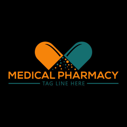 Creative Medical pharmacy logo design, Vector design concept cover image.