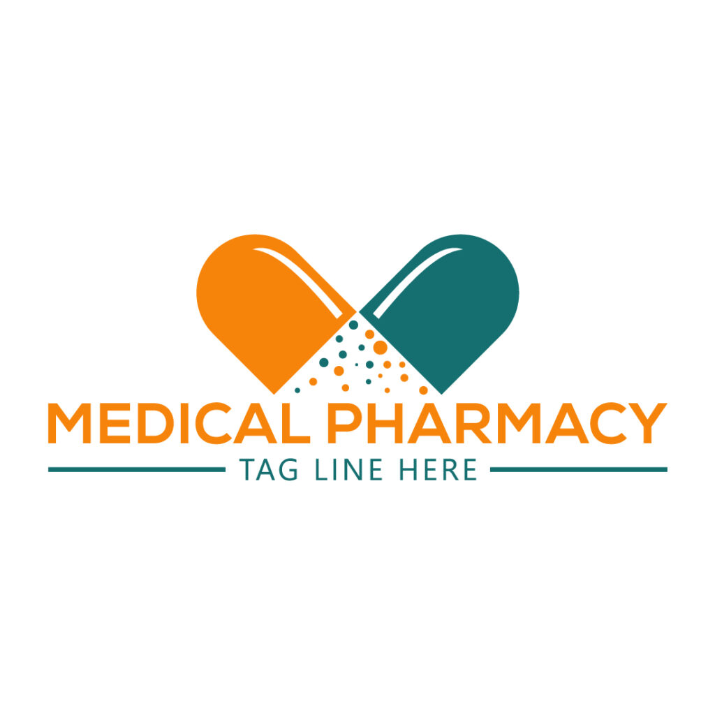 Creative Medical pharmacy logo design, Vector design concept