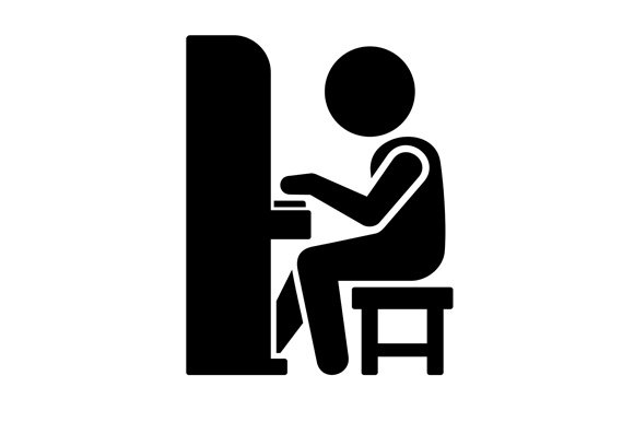 Pianist Playing Piano Icon cover image.