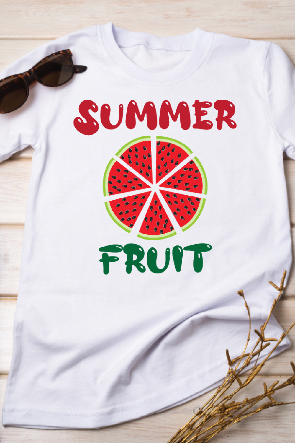 Summer Fruit pinterest preview image.