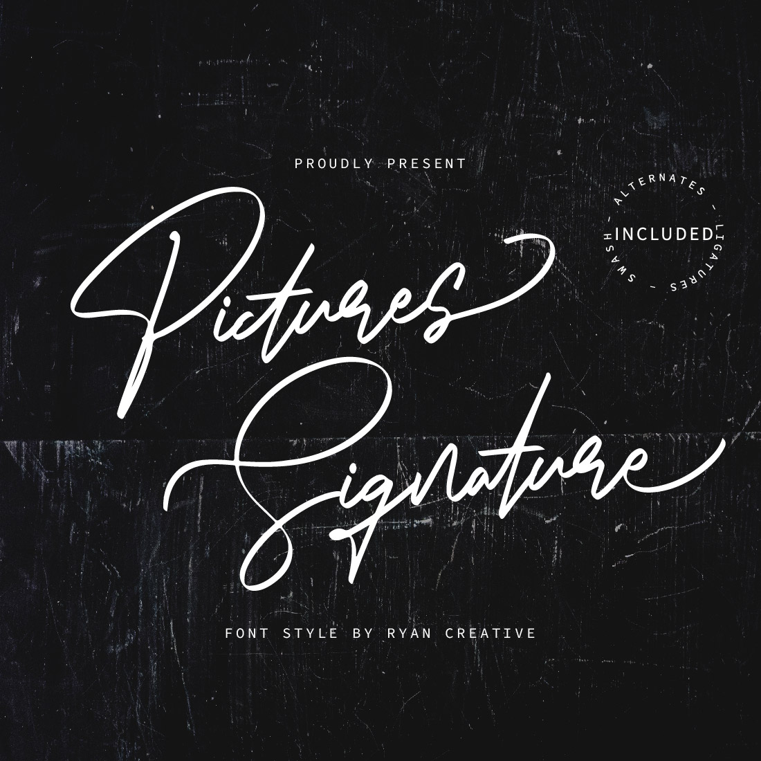Pictures signature - signature font style cover image.