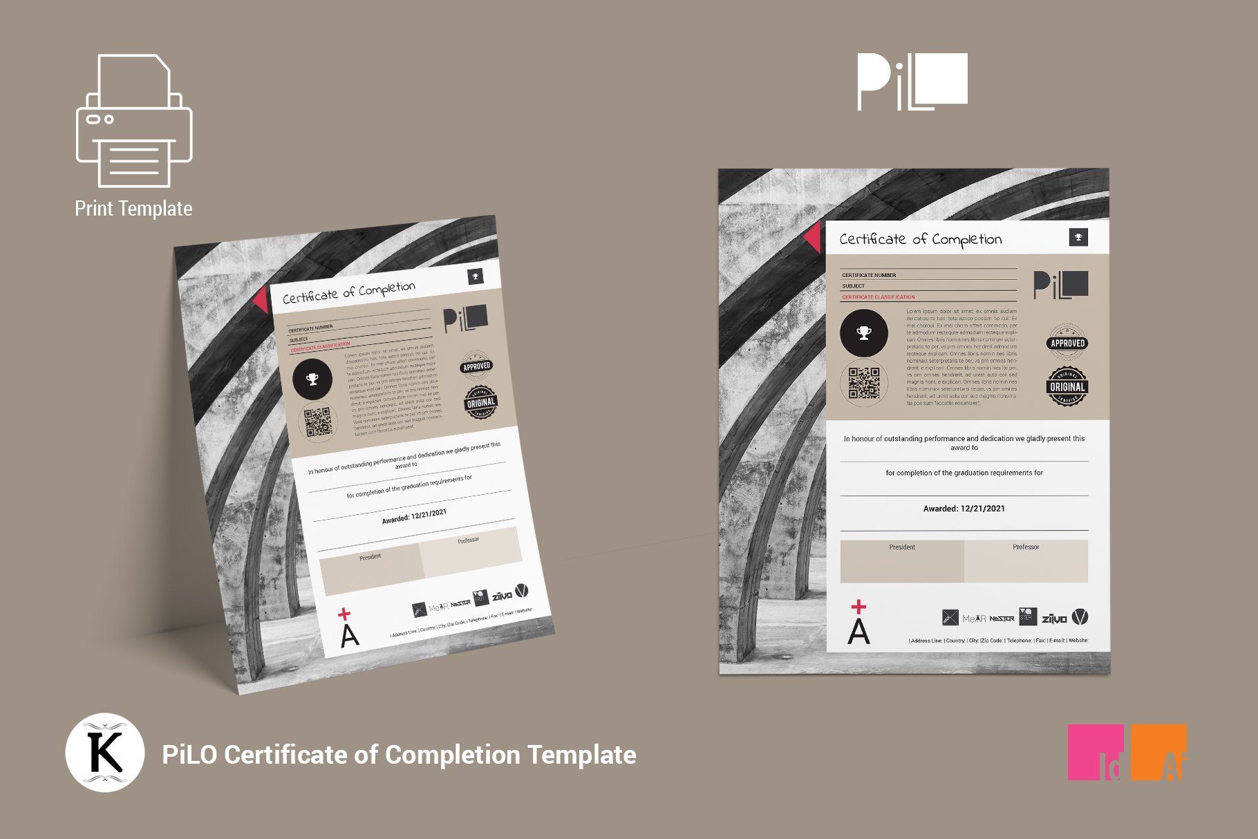 PiLO Certificate of Completion cover image.