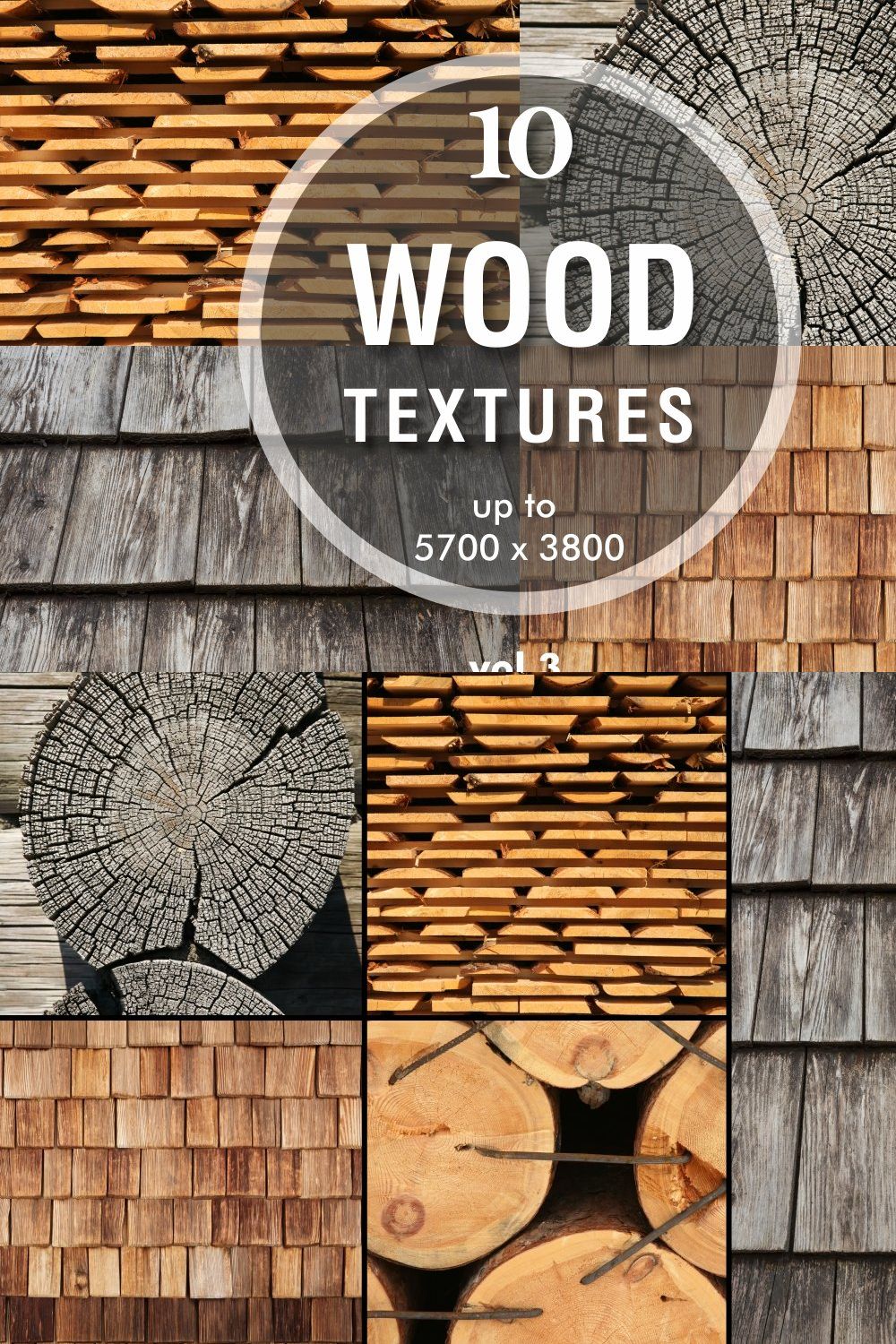 10 Hi-Res Textures Vol.3 pinterest preview image.