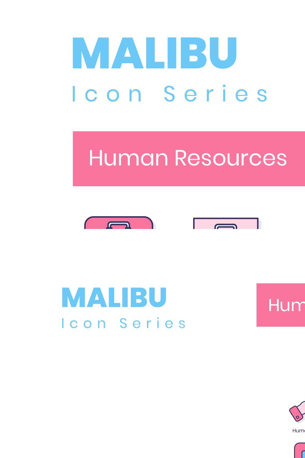 100 Human Resources Icons - Malibu pinterest preview image.