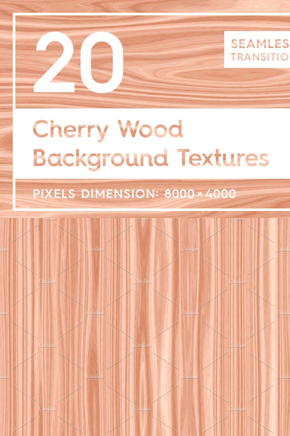 20 Cherry Wood Background Textures pinterest preview image.