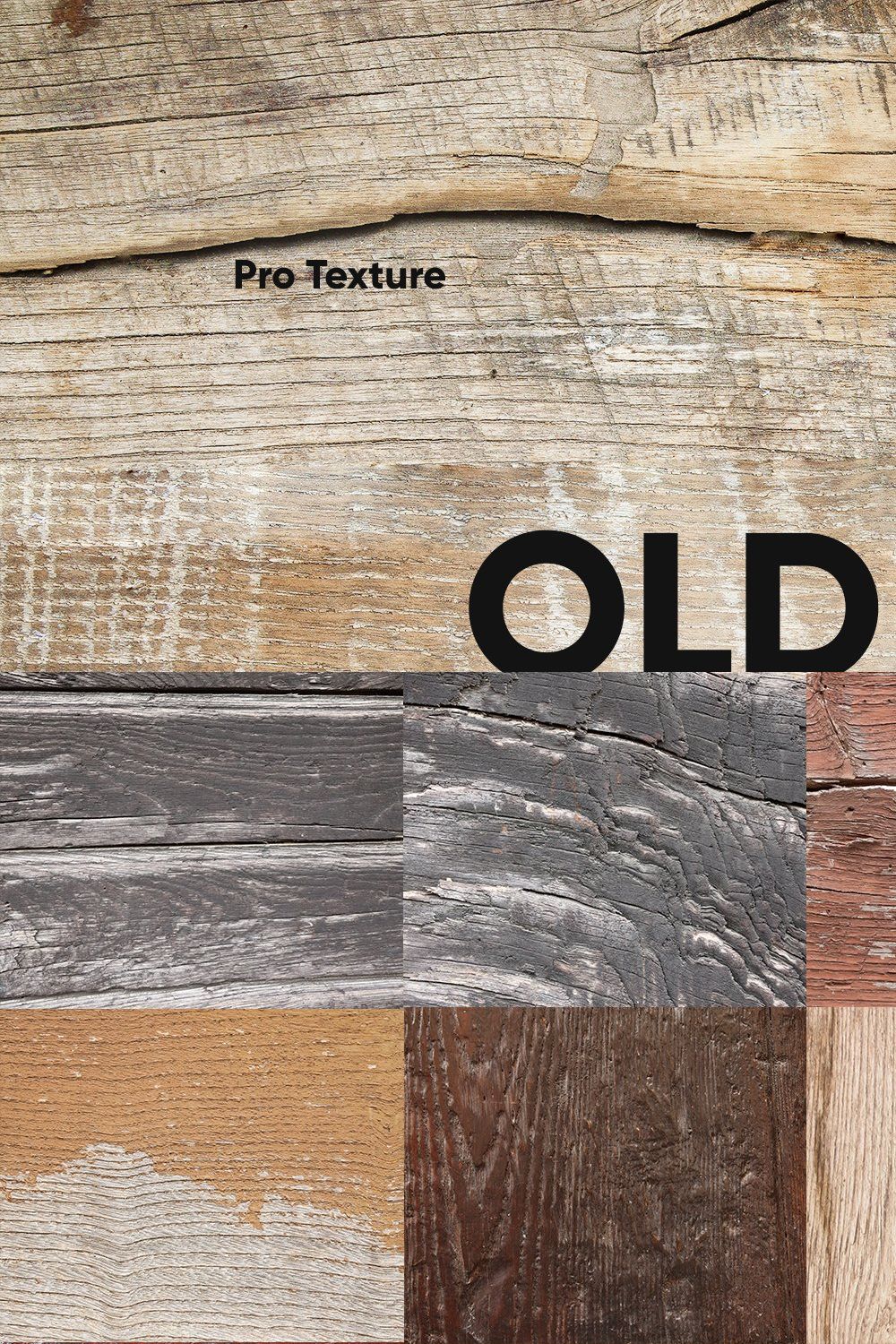 20 Old Wood Texture HQ pinterest preview image.